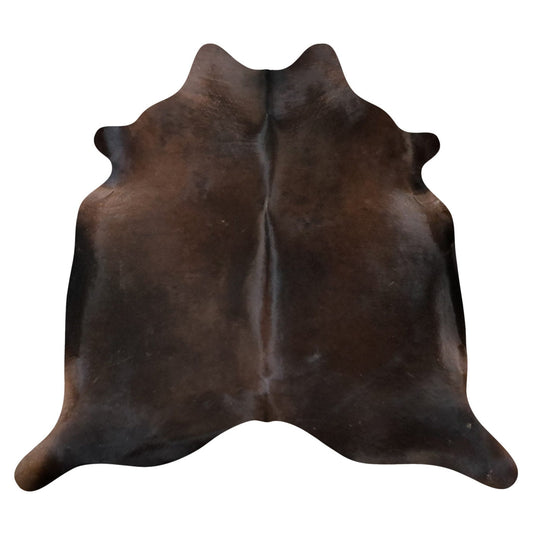 Natural Brazilian Cowhide Rug -  Chocolate