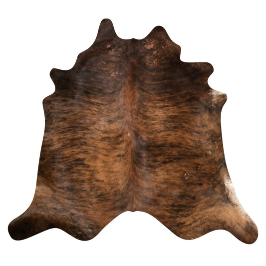 Natural Brazilian Cowhide Rug -  Mocha, Espresso & Ivory