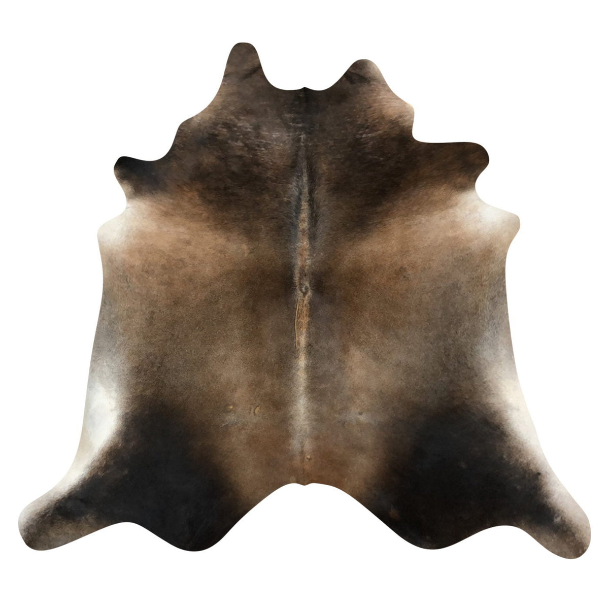 Natural Brazilian Cowhide Rug -  Mocha, Espresso & Ivory