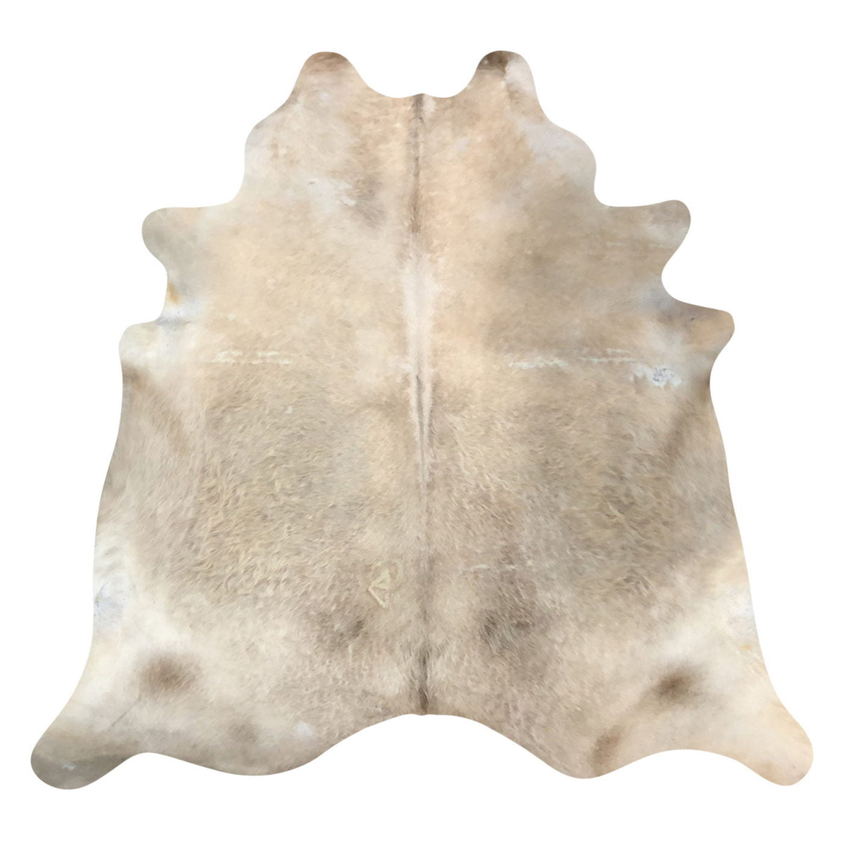 Natural Brazilian Cowhide Rug -  Caramel & Ivory