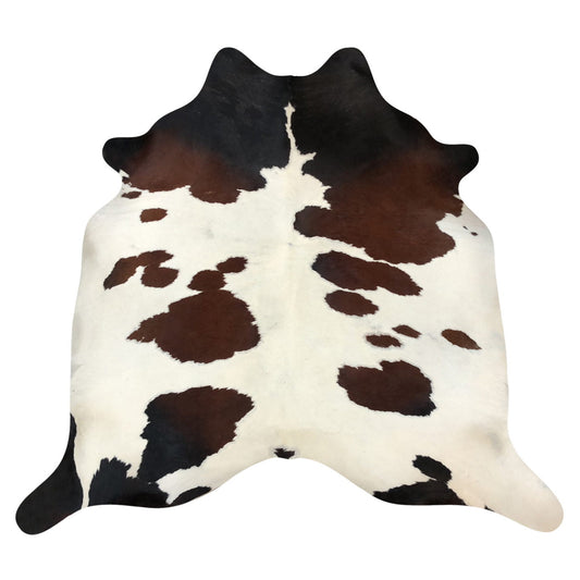 Natural Brazilian Cowhide Rug -  Ivory, Mocha & Espresso