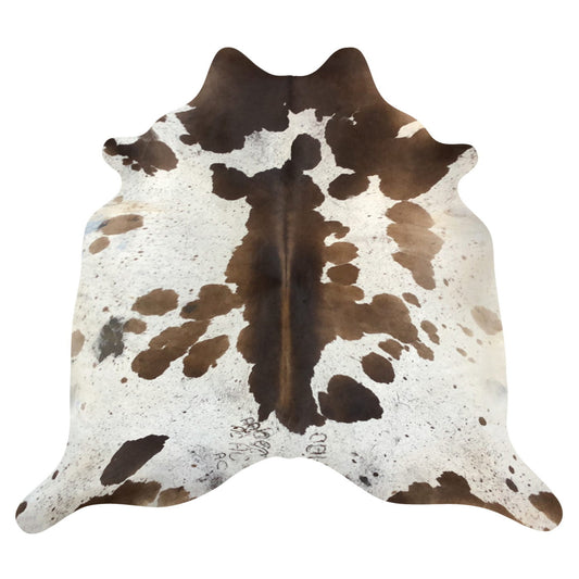 Natural Brazilian Cowhide Rug -  Ivory, Mocha & Chocolate