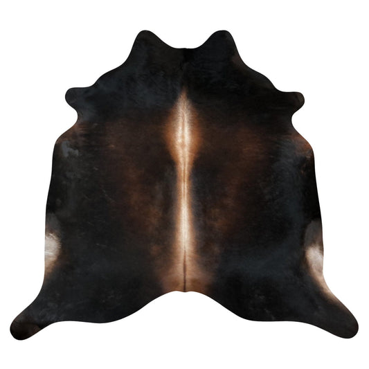 Natural Brazilian Cowhide Rug -  Espresso, Mocha & Caramel
