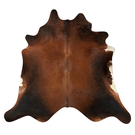 Natural Brazilian Cowhide Rug -  Mocha, Espresso & Ivory