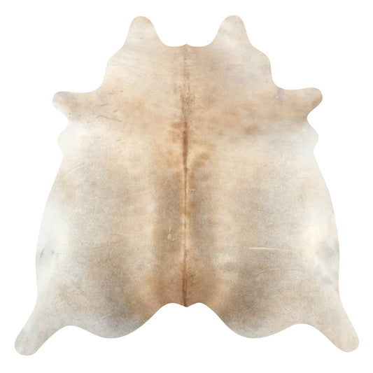 Natural Brazilian Cowhide Rug -  Beige & Ivory