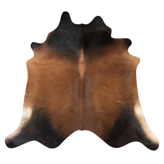 Natural Brazilian Cowhide Rug -  Mocha, Espresso & Caramel