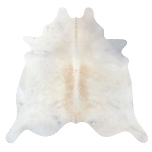 Natural Brazilian Cowhide Rug -  Ivory & Beige