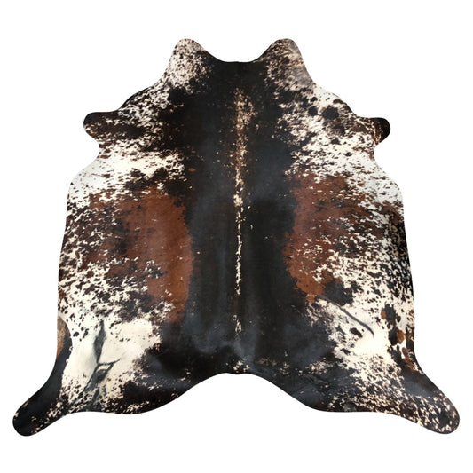 Natural Brazilian Cowhide Rug -  Espresso, Ivory & Mocha