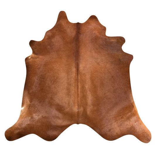 Natural Brazilian Cowhide Rug -  Mocha & Ivory