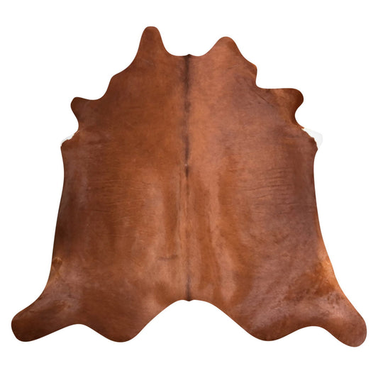 Natural Brazilian Cowhide Rug -  Mocha & Ivory