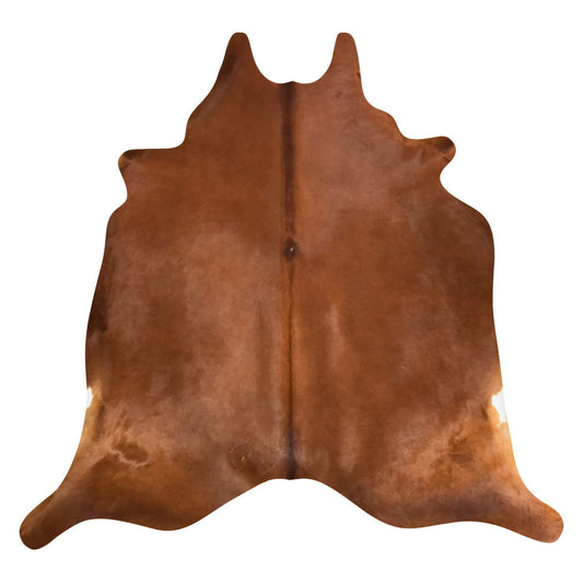 Natural Brazilian Cowhide Rug -  Mocha & Ivory