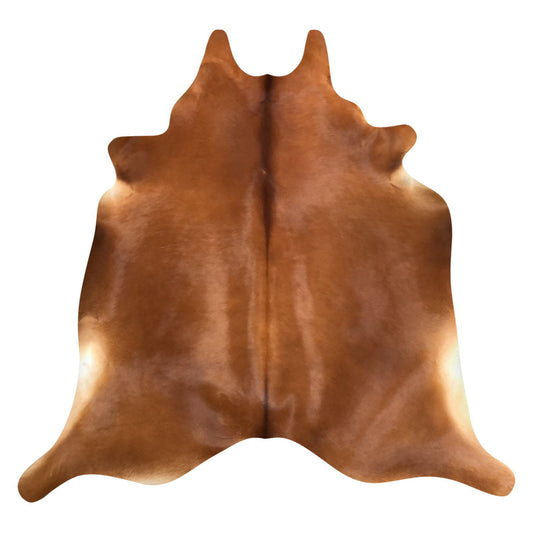 Natural Brazilian Cowhide Rug -  Mocha, Caramel & Ivory