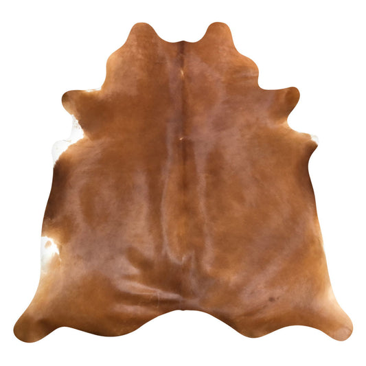 Natural Brazilian Cowhide Rug -  Mocha & Ivory