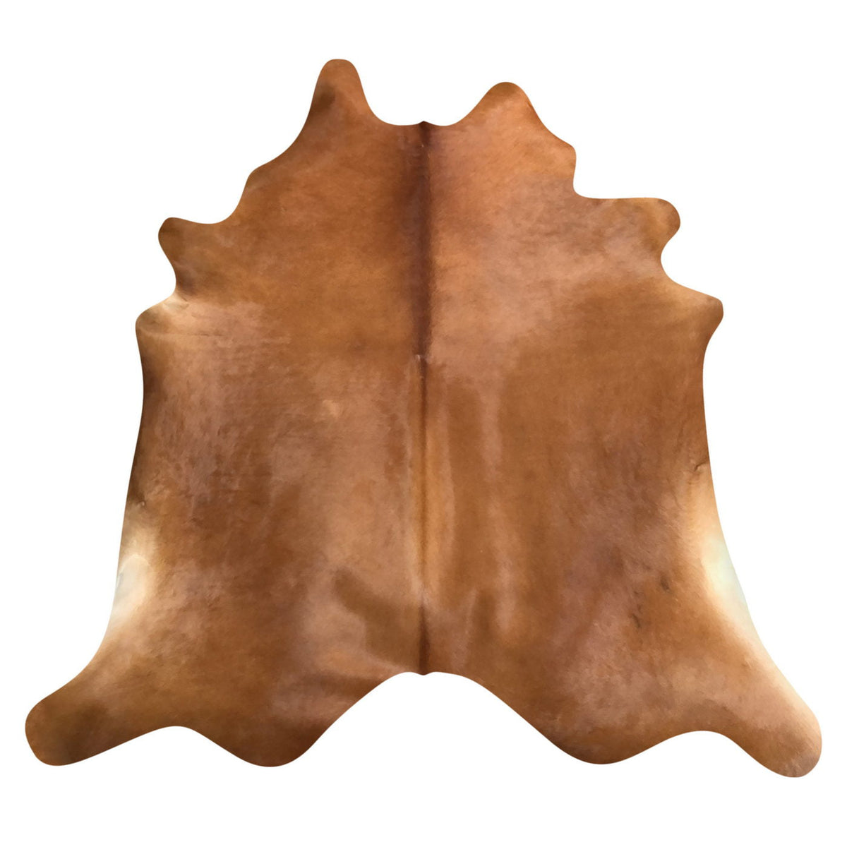 Natural Brazilian Cowhide Rug -  Mocha & Caramel