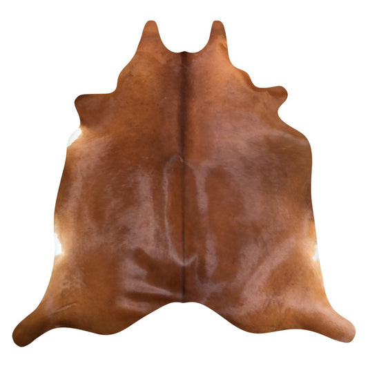 Natural Brazilian Cowhide Rug -  Mocha & Ivory