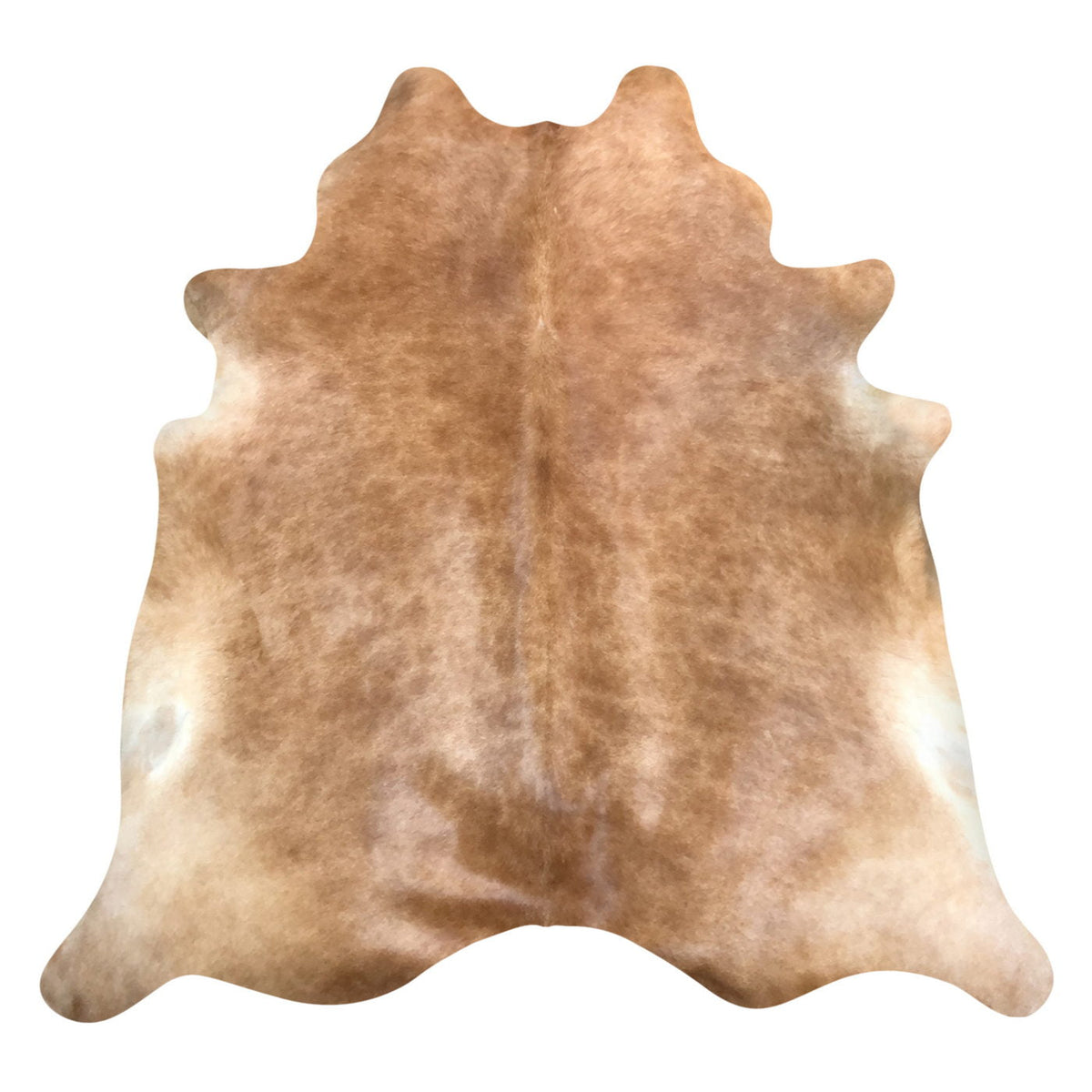 Natural Brazilian Cowhide Rug -  Mocha & Ivory