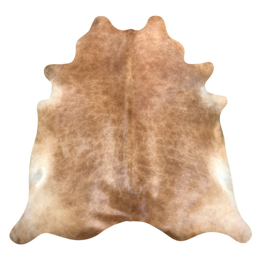 Natural Brazilian Cowhide Rug -  Mocha & Ivory