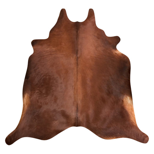 Natural Brazilian Cowhide Rug -  Mocha & Caramel