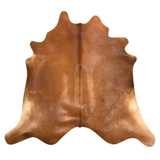 Natural Brazilian Cowhide Rug -  Mocha & Caramel