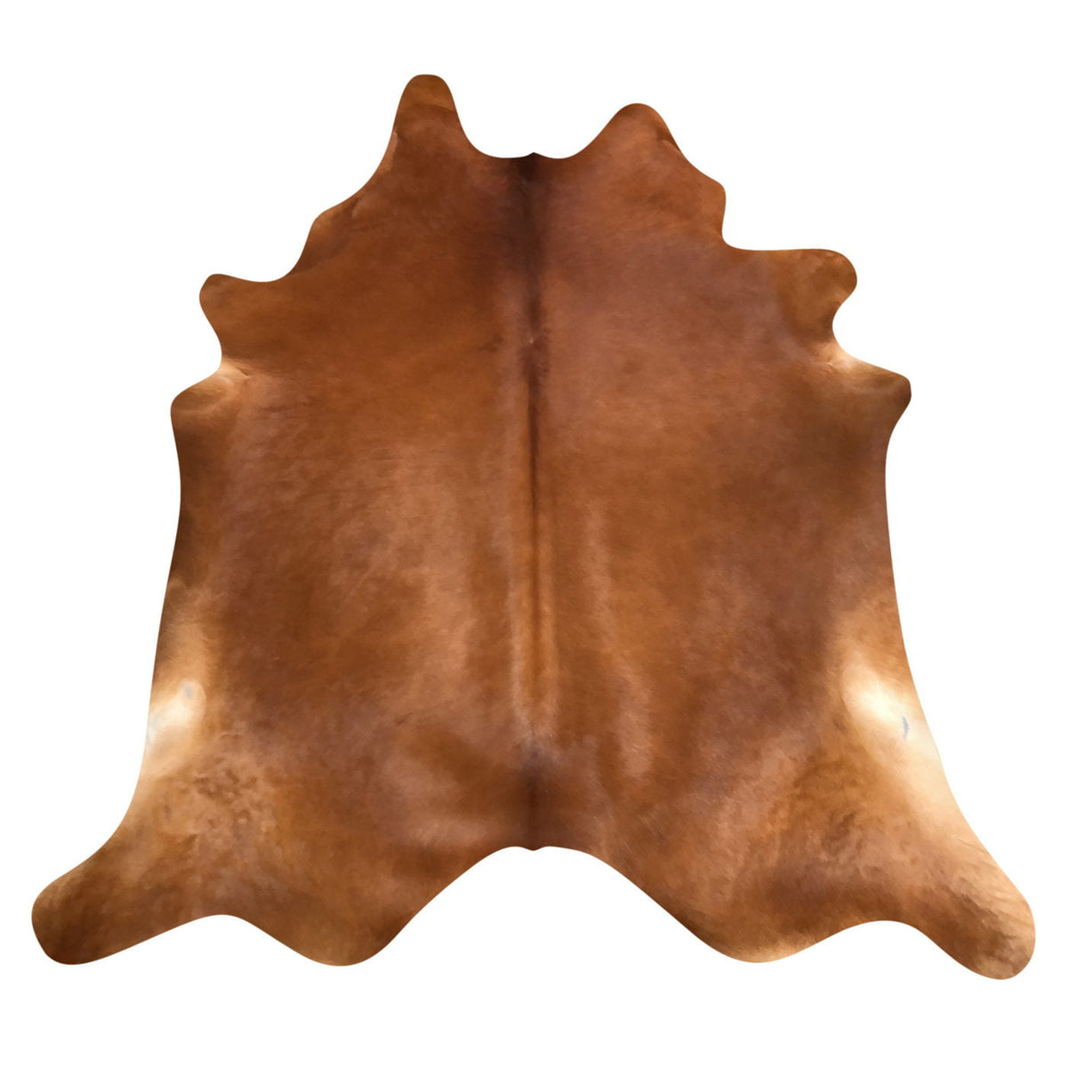 Natural Brazilian Cowhide Rug -  Mocha & Ivory