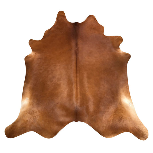 Natural Brazilian Cowhide Rug -  Mocha & Ivory