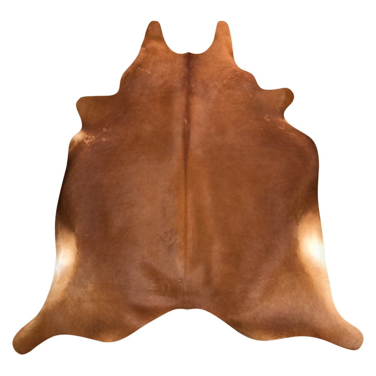 Natural Brazilian Cowhide Rug -  Mocha, Caramel & Ivory