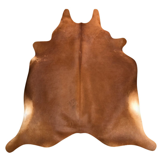Natural Brazilian Cowhide Rug -  Mocha, Caramel & Ivory