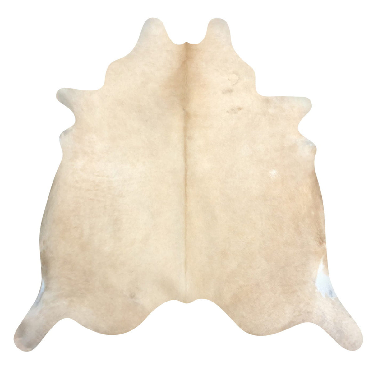 Natural Brazilian Cowhide Rug -  Beige & Ivory