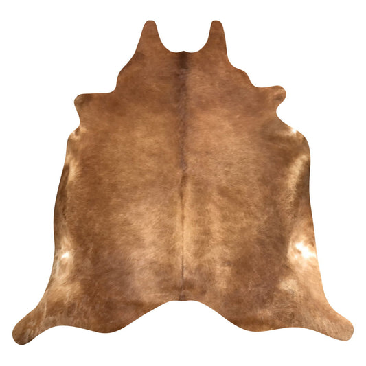 Natural Brazilian Cowhide Rug -  Mocha & Ivory