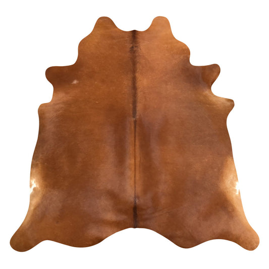 Natural Brazilian Cowhide Rug -  Mocha & Ivory