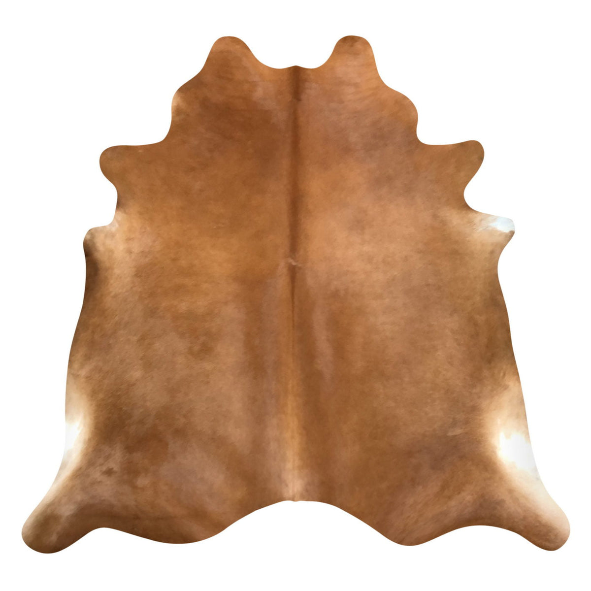 Natural Brazilian Cowhide Rug -  Mocha & Ivory