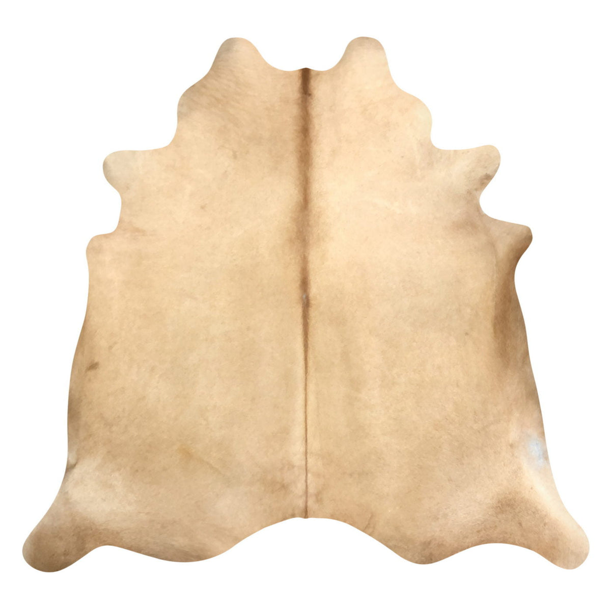 Natural Brazilian Cowhide Rug -  Caramel & Ivory