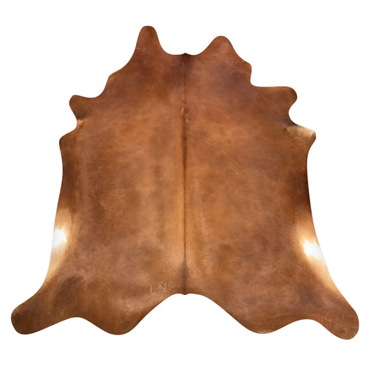 Natural Brazilian Cowhide Rug -  Mocha & Ivory