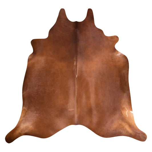 Natural Brazilian Cowhide Rug -  Mocha & Ivory