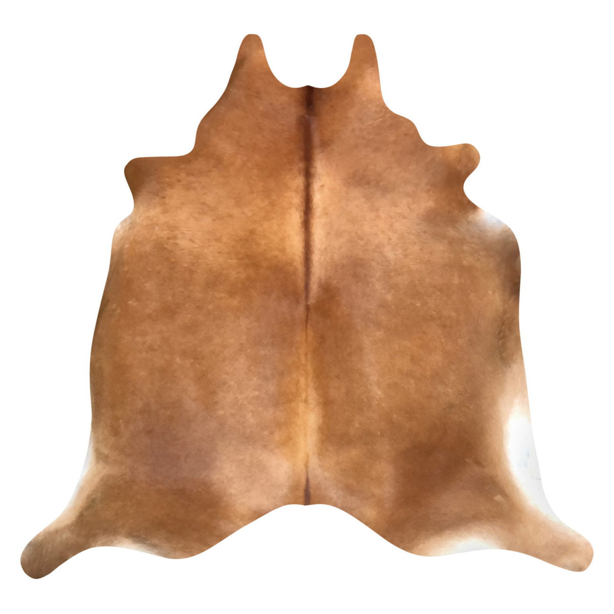 Natural Brazilian Cowhide Rug -  Mocha & Ivory