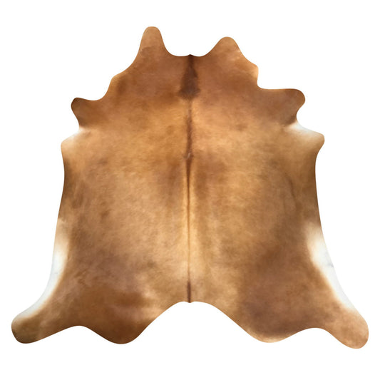 Natural Brazilian Cowhide Rug -  Caramel, Mocha & Ivory