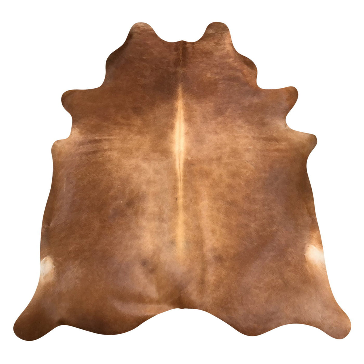 Natural Brazilian Cowhide Rug -  Mocha & Ivory