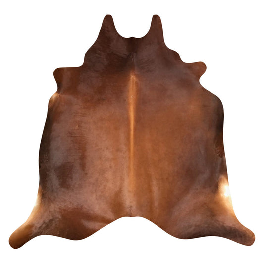 Natural Brazilian Cowhide Rug -  Mocha & Ivory