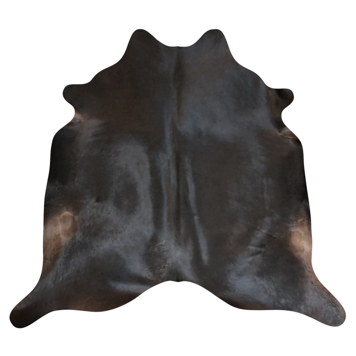Natural Brazilian Cowhide Rug -  Espresso