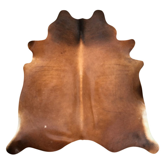 Natural Brazilian Cowhide Rug -  Mocha & Ivory