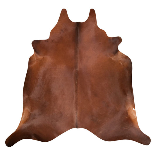 Natural Brazilian Cowhide Rug -  Mocha & Ivory