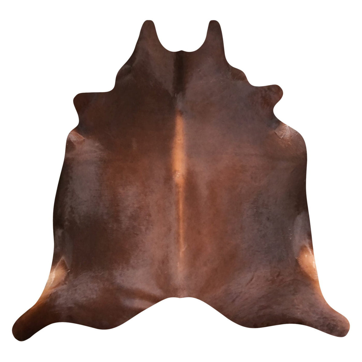 Natural Brazilian Cowhide Rug -  Chocolate & Mocha