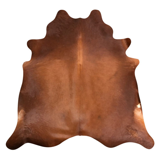 Natural Brazilian Cowhide Rug -  Mocha & Ivory