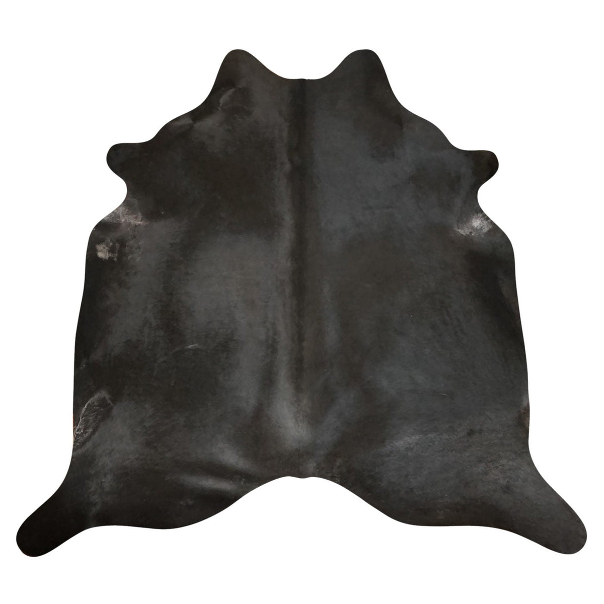 Natural Brazilian Cowhide Rug -  Espresso & Ivory