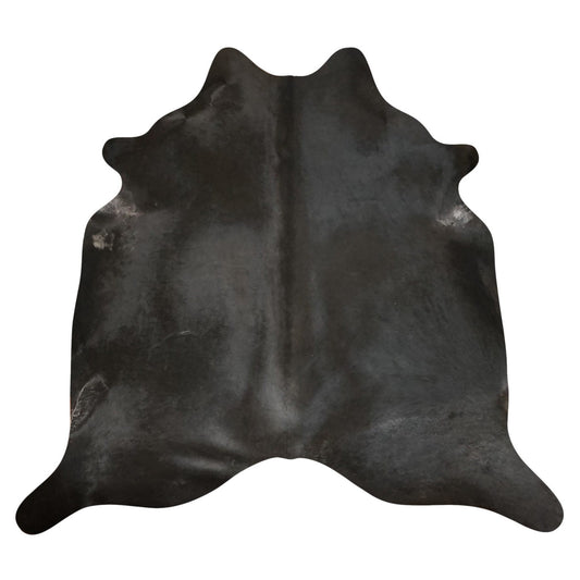 Natural Brazilian Cowhide Rug -  Espresso & Ivory