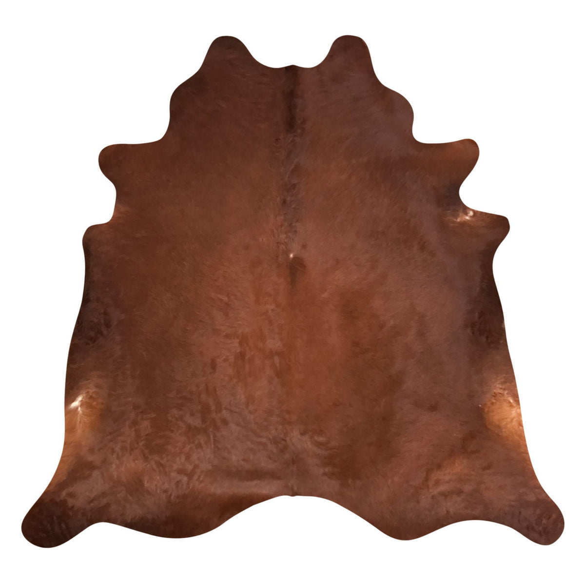 Natural Brazilian Cowhide Rug -  Mocha & Ivory