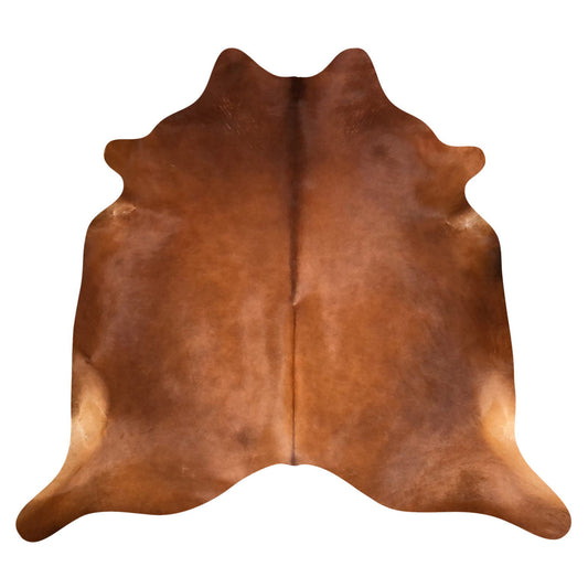 Natural Brazilian Cowhide Rug -  Mocha & Caramel