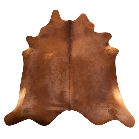 Natural Brazilian Cowhide Rug -  Mocha & Caramel