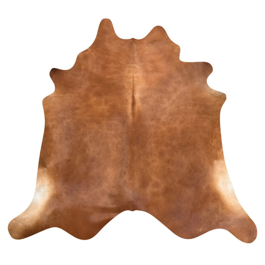 Natural Brazilian Cowhide Rug -  Mocha, Caramel & Ivory