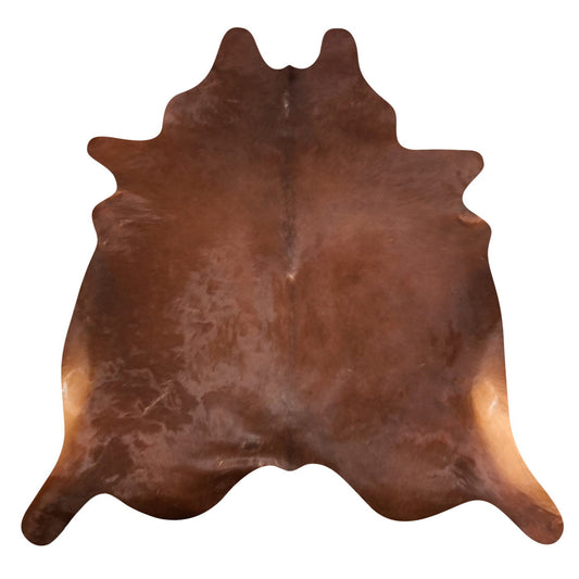 Natural Brazilian Cowhide Rug -  Chocolate, Mocha & Ivory